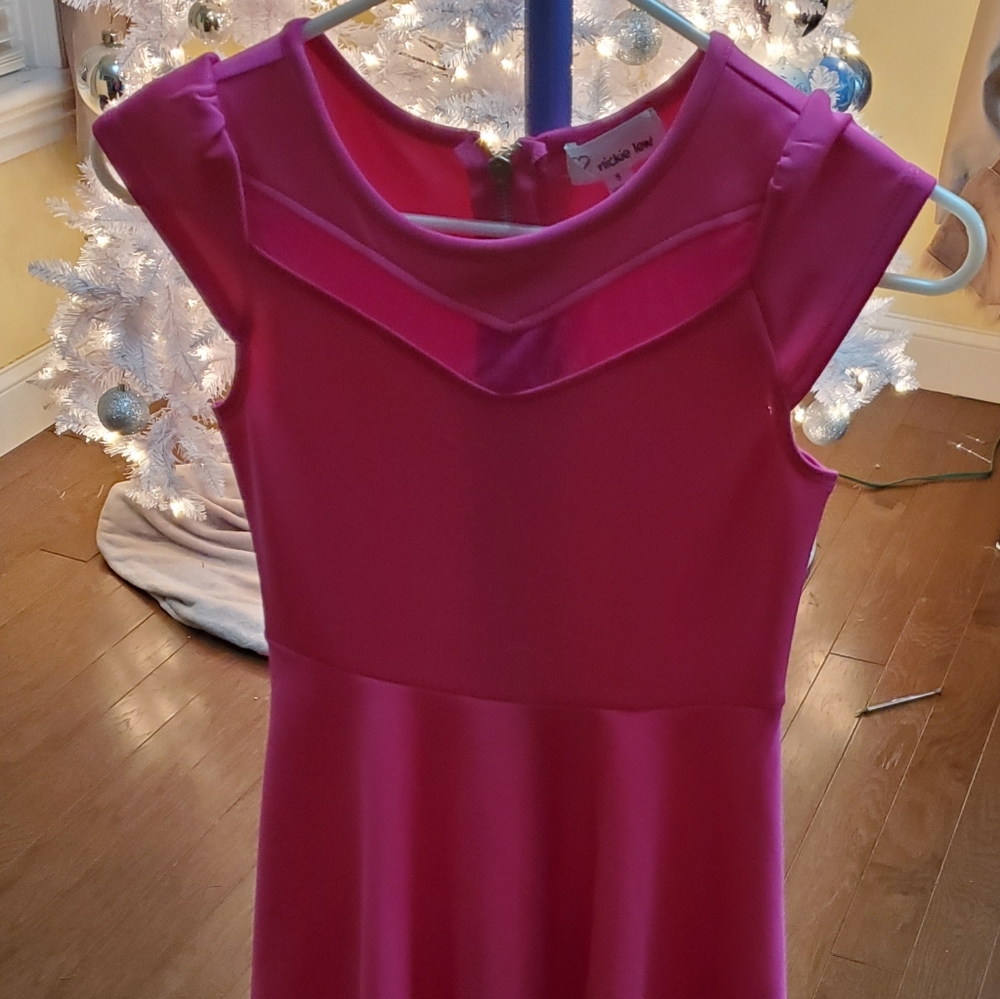 NICKIE LEW hot pink girl dress